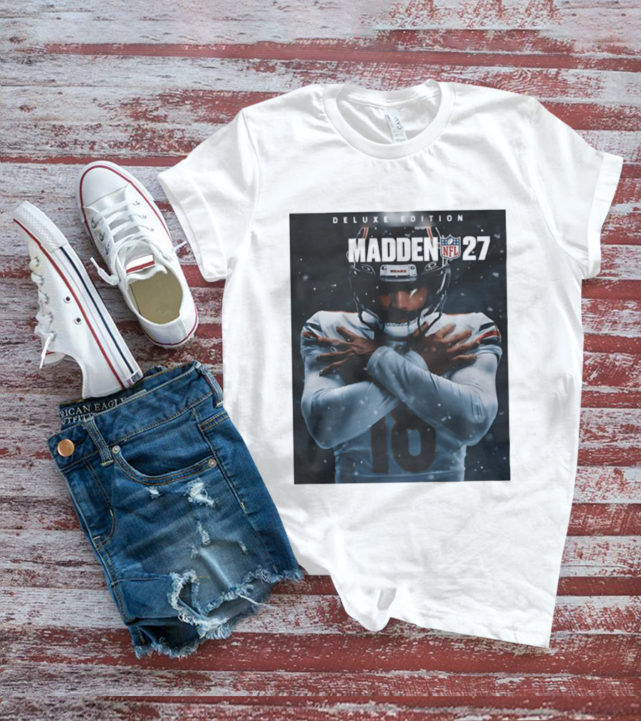 Madden NFL 27 Deluxe Edition Caleb Williams Bears 18 T-Shirt