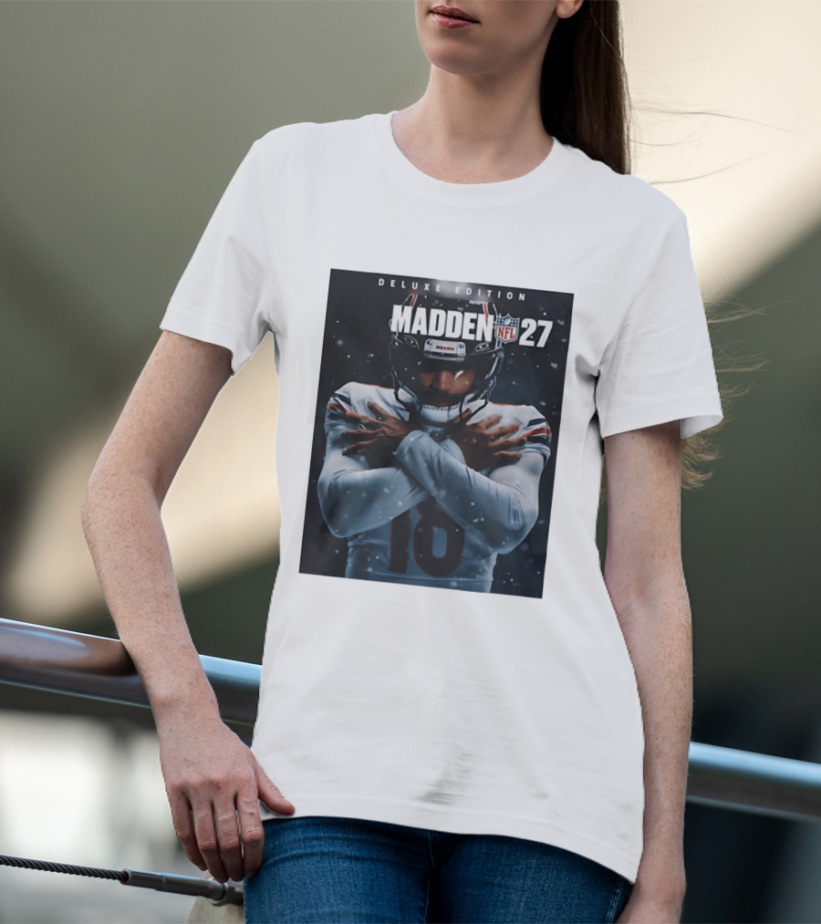 Madden NFL 27 Deluxe Edition Caleb Williams Bears 18 T-Shirt