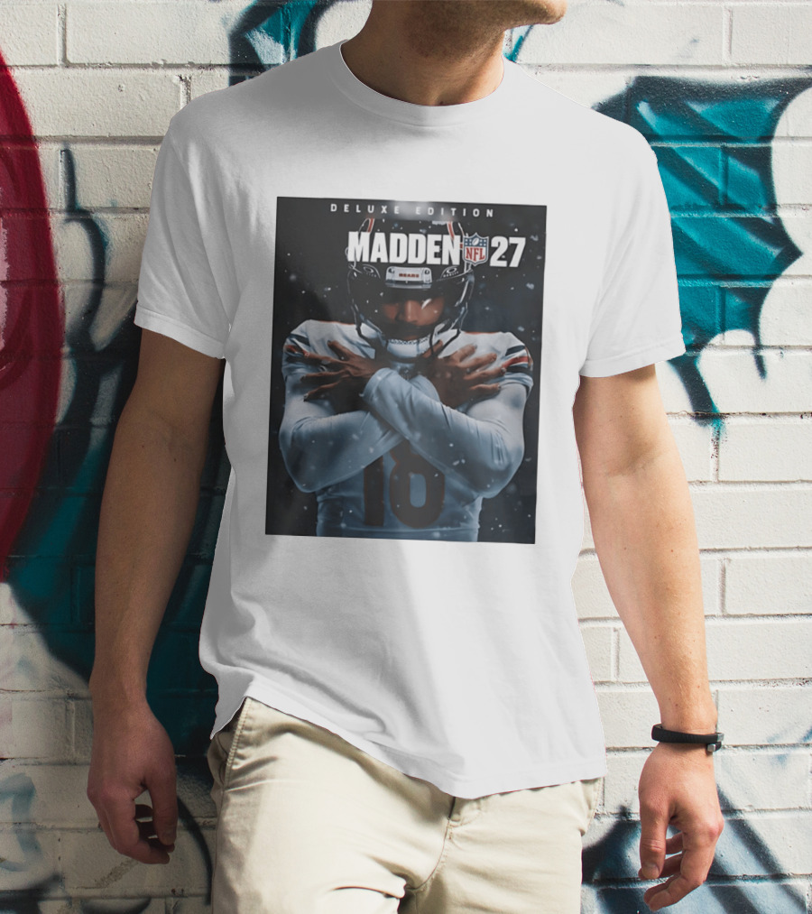 Madden NFL 27 Deluxe Edition Caleb Williams Bears 18 T-Shirt