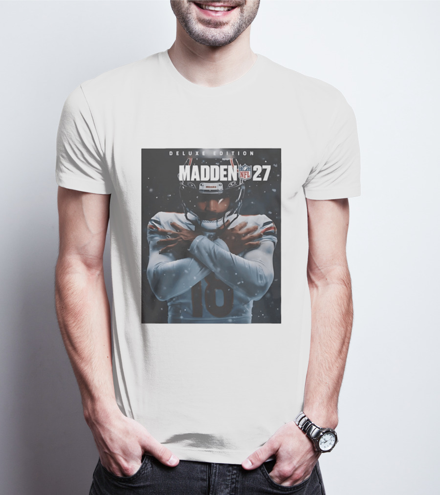 Madden NFL 27 Deluxe Edition Caleb Williams Bears 18 T-Shirt