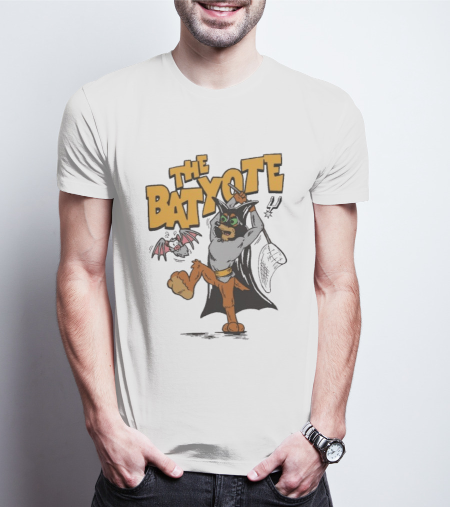 San Antonio Spurs The Batyote Character With Cape And Bat T-Shirt