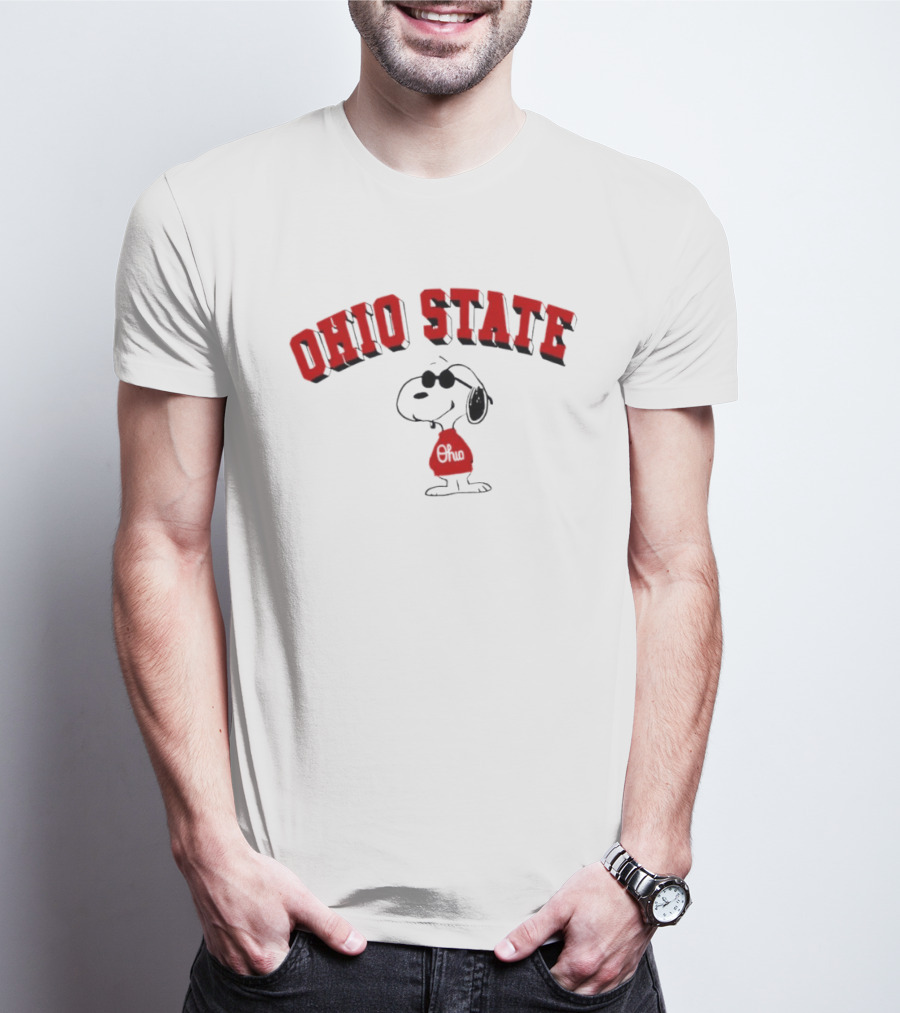 Ohio State Snoopy Peanuts Collaboration T-Shirt