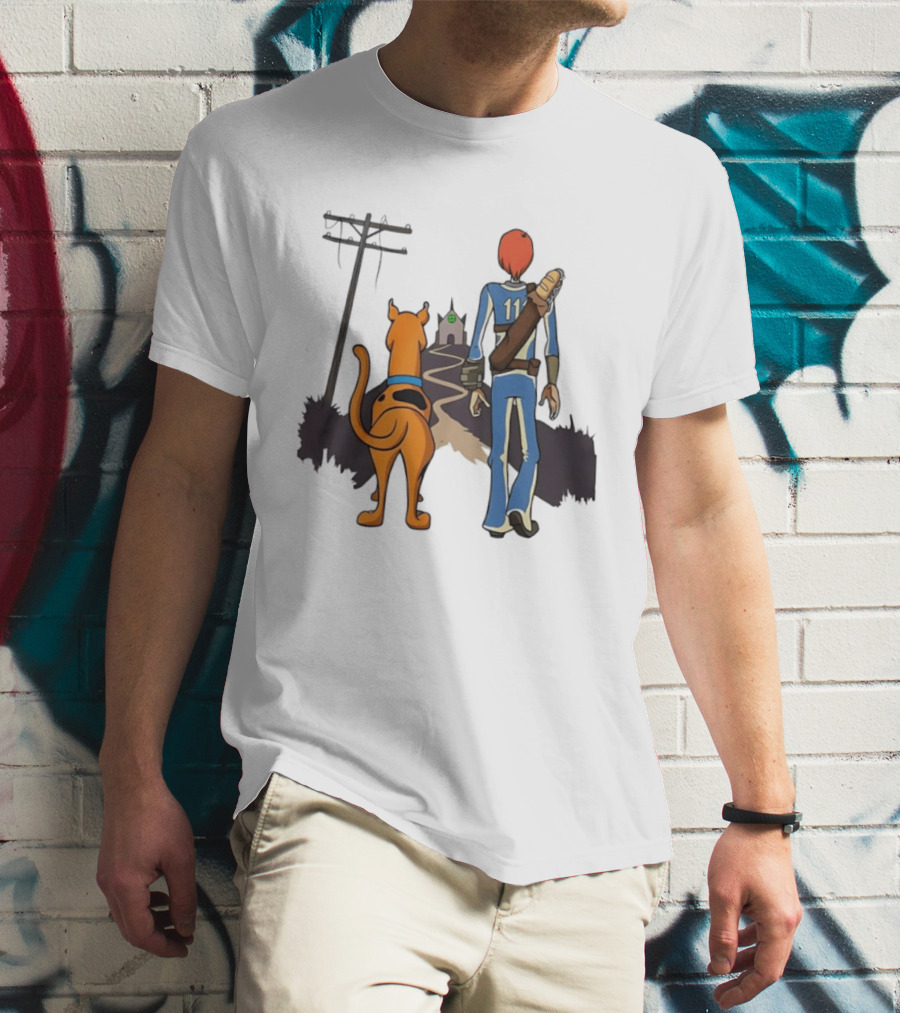 Scooby Doo Shaggy Rogers Fallout Vault Dweller Adventure T-Shirt