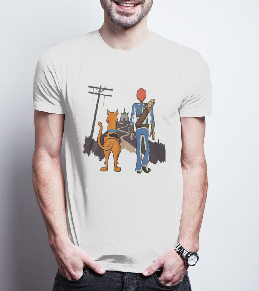 Scooby Doo Shaggy Rogers Fallout Vault Dweller Adventure T-Shirt