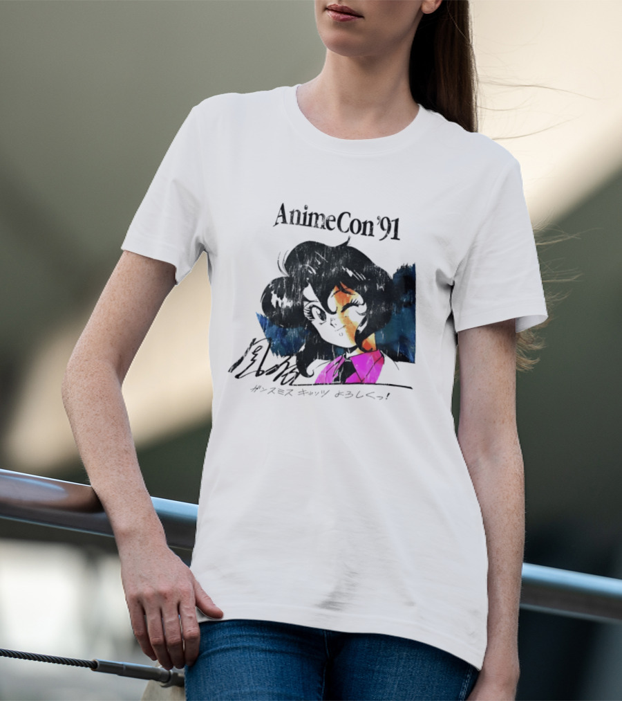AnimeCon '91 Rally Vincent Gunsmith Cats Manga T-Shirt