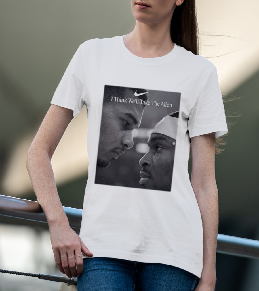 I Think We'll Take The Alien NBA Basketball Victor Wembanyama T-Shirt