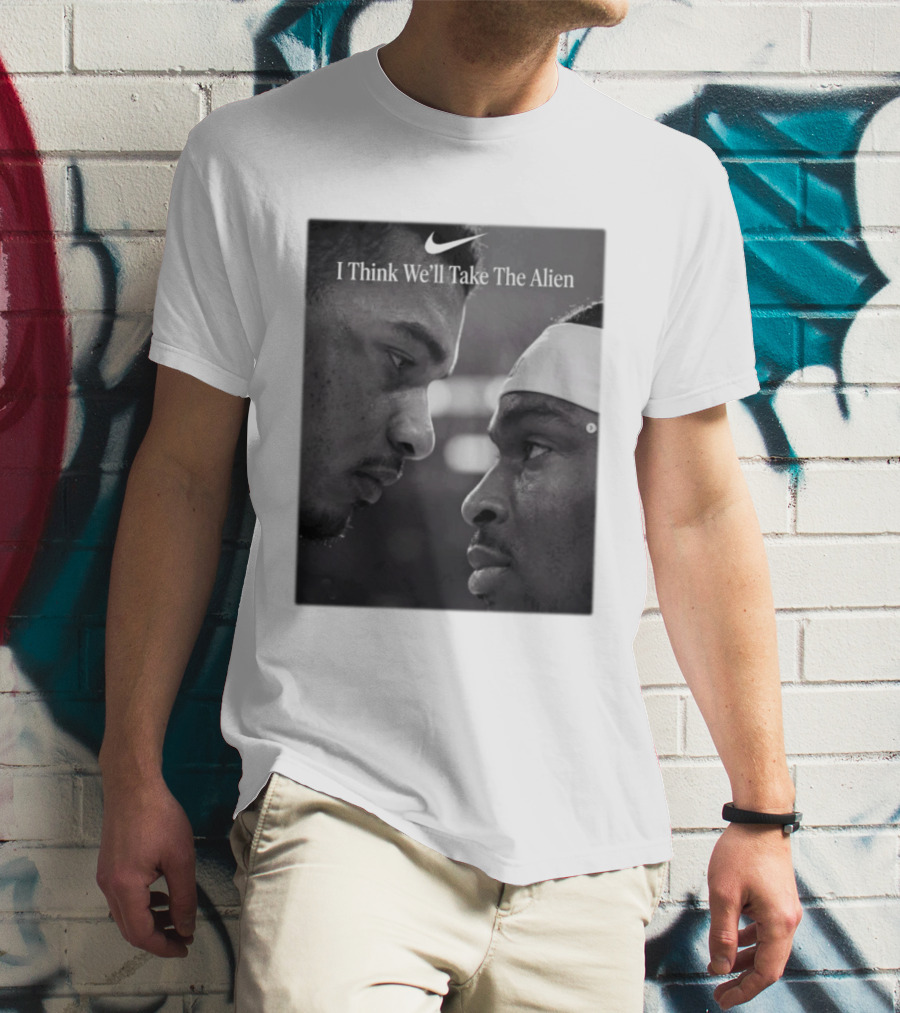 I Think We'll Take The Alien NBA Basketball Victor Wembanyama T-Shirt