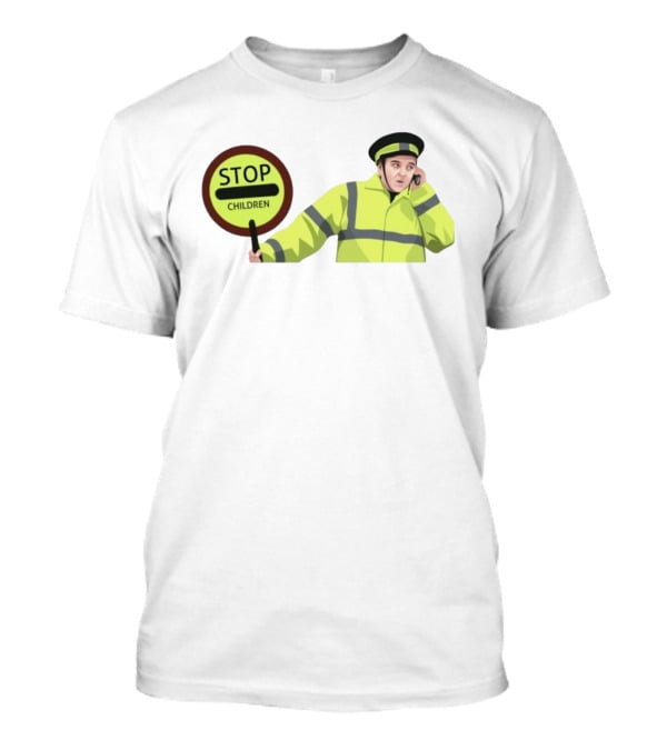Line Of Duty Stop Children Max And Paddy Crossing Guard T-Shirt