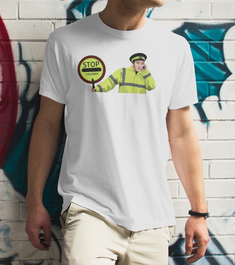 Line Of Duty Stop Children Max And Paddy Crossing Guard T-Shirt