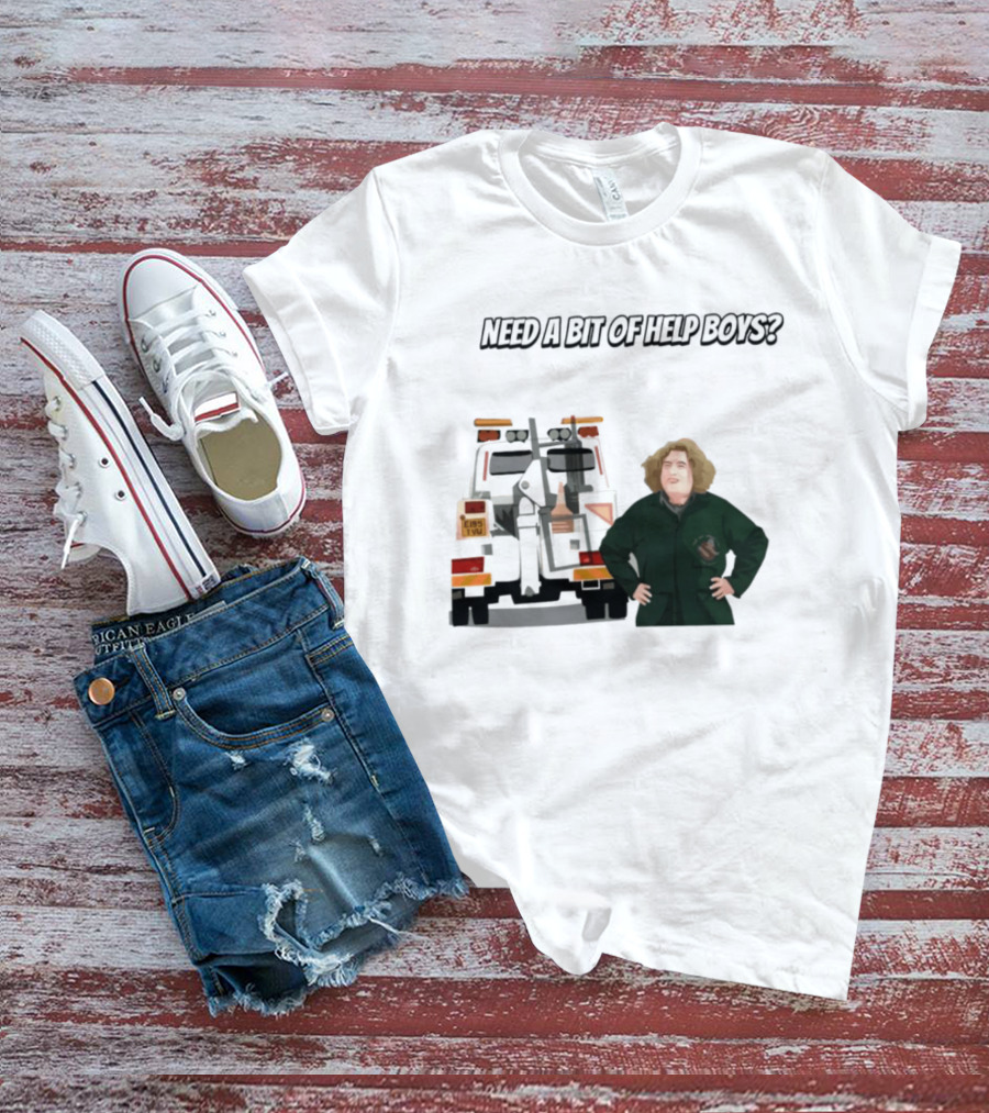 NEED A BIT OF HELP BOYS Paddy Tow Truck Raymond Stantz T-Shirt