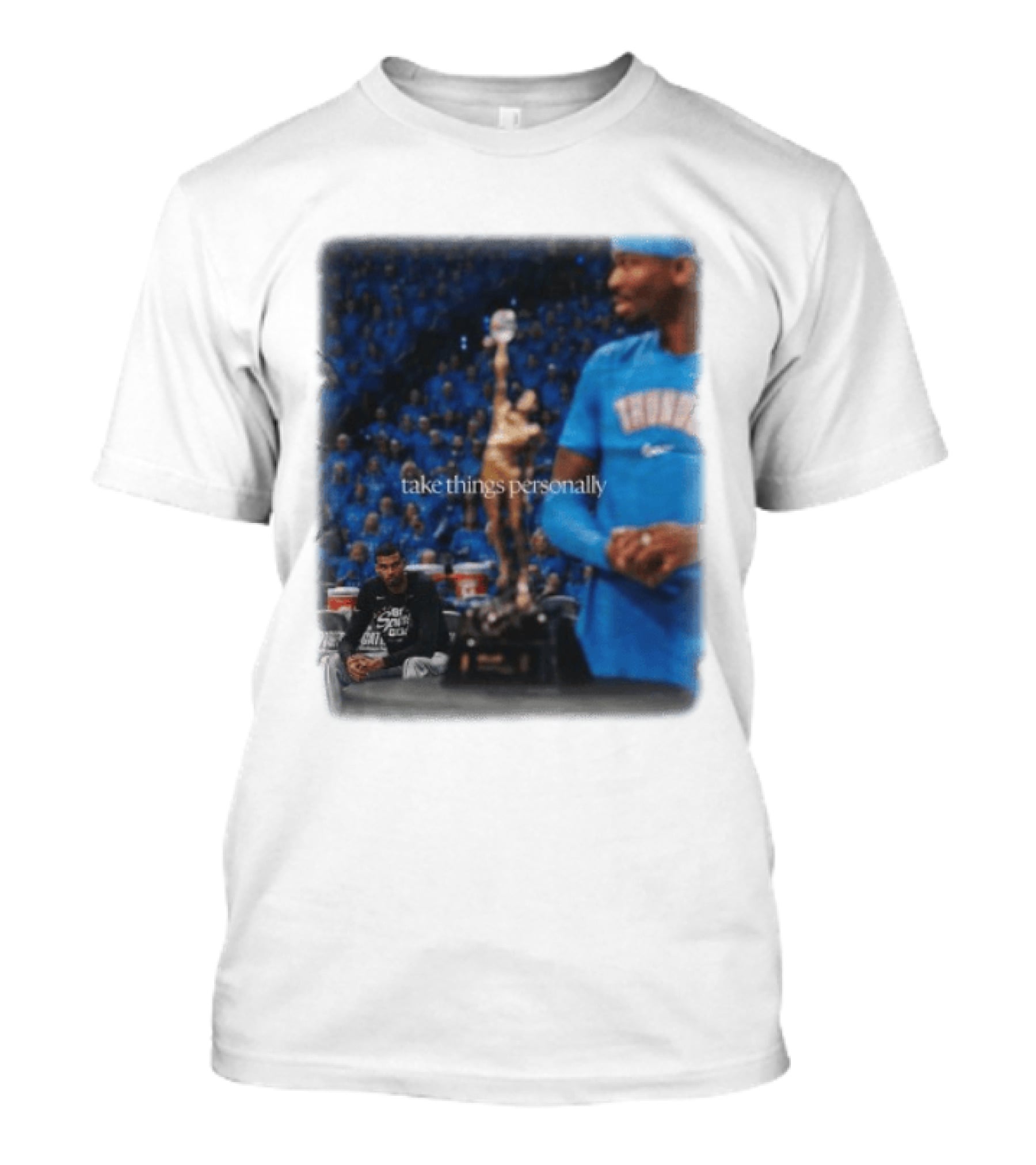 NBA Take Things Personally Oklahoma Basketball Official Fan Merchandise T-Shirt