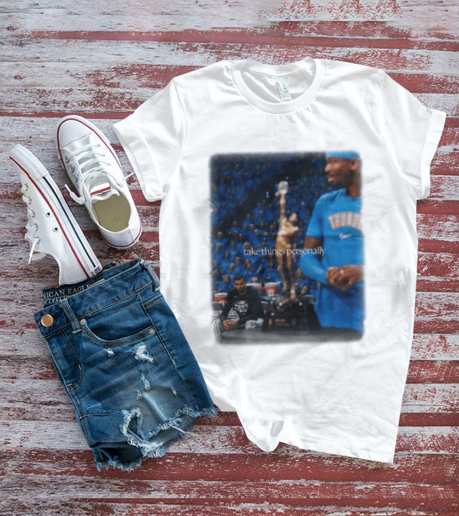 NBA Take Things Personally Oklahoma Basketball Official Fan Merchandise T-Shirt