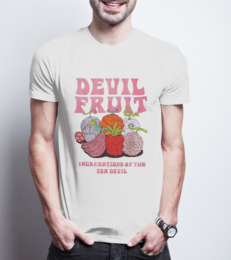 Devil Fruit Incarnations Sea Devil One Piece Anime Manga T-Shirt