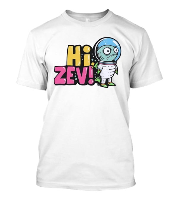 Hi Zev Astronaut Fish NBA New York Knicks Jalen Brunson Cartoon T-Shirt