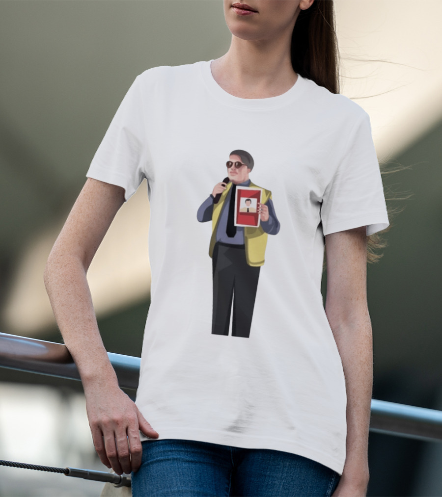 The Office Wanted Character Holding Max And Paddy Image T-Shirt