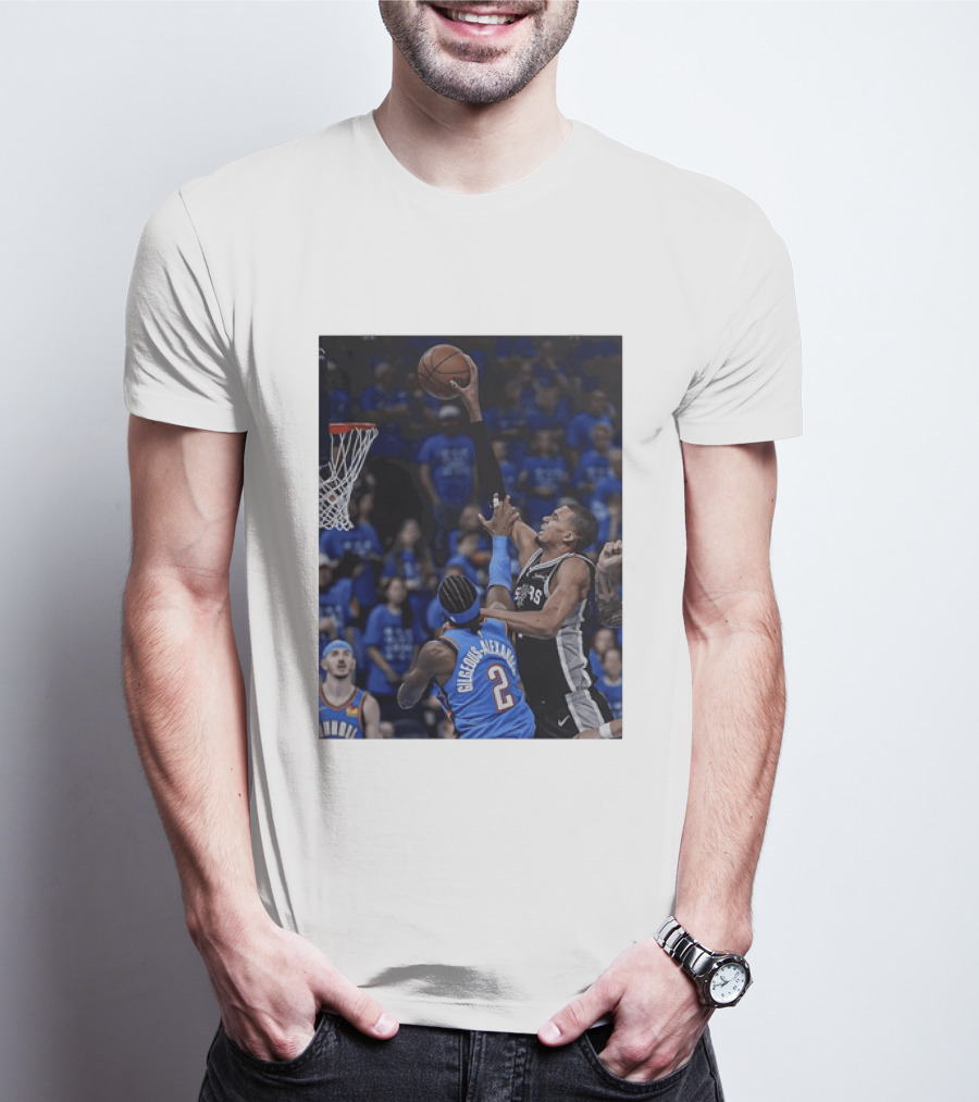 Victor Wembanyama Shai Gilgeous Alexander NBA Showdown San Antonio Spurs Vs Oklahoma City Thunder T-Shirt