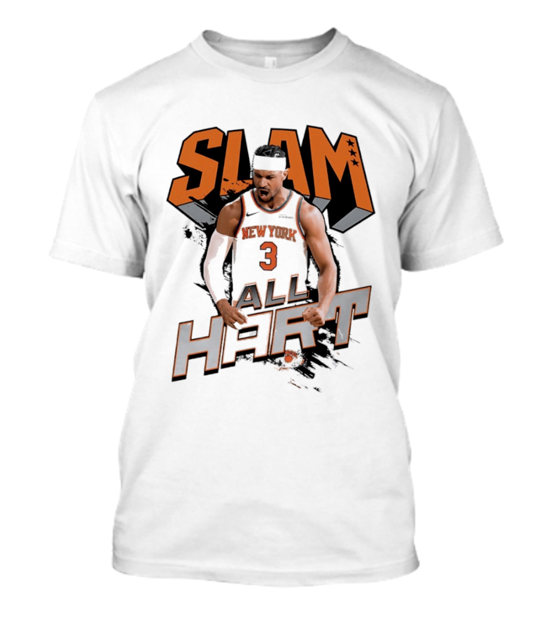 SLAM Josh Hart New York Knicks All Hart T-Shirt