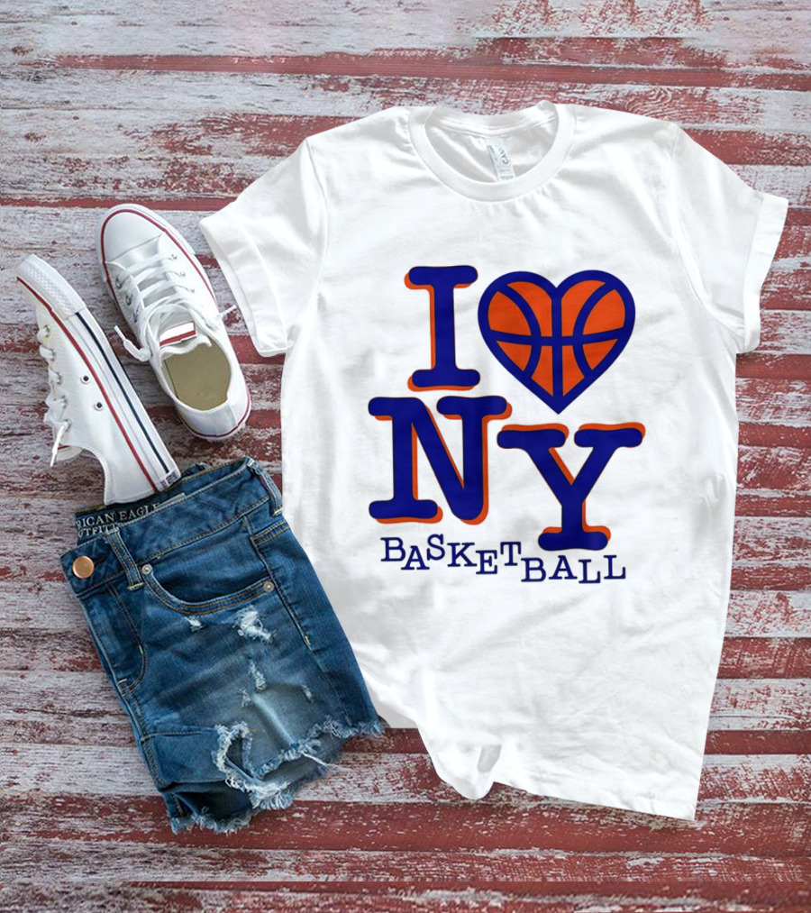 I Heart NY Basketball 2026 New York Knicks NBA T-Shirt
