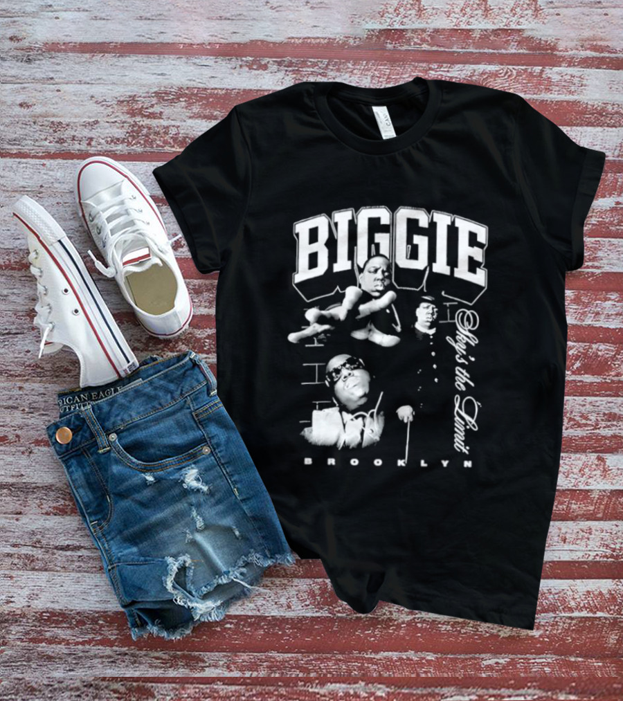 Biggie Smalls Notorious B.I.G. Brooklyn Sky's The Limit 2026 T-Shirt