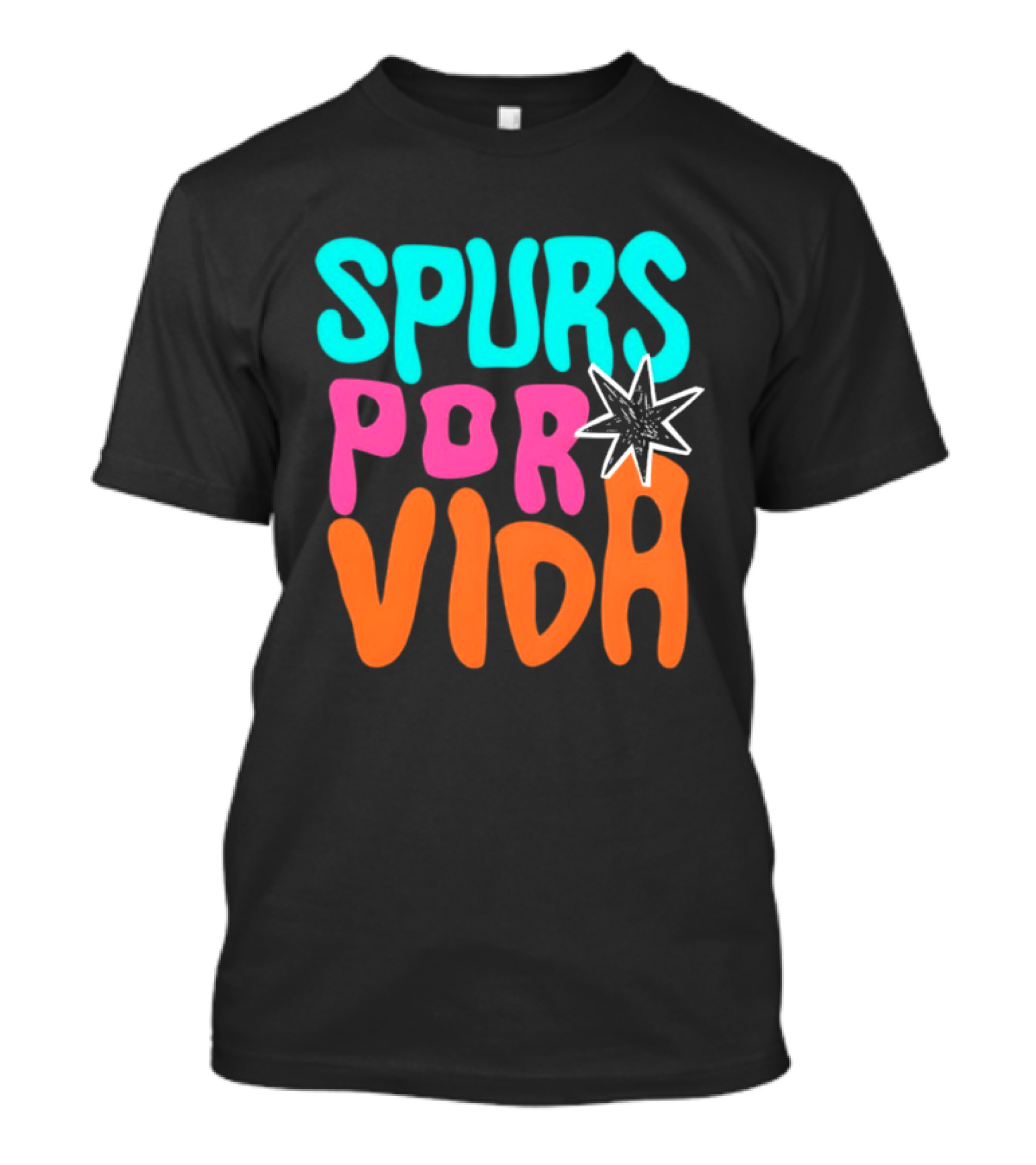 Spurs Por Vida San Antonio Basketball NBA 2026 T-Shirt