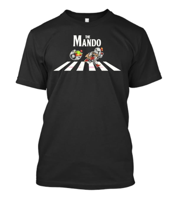 The Mando Grogu Star Wars Abbey Road T-Shirt