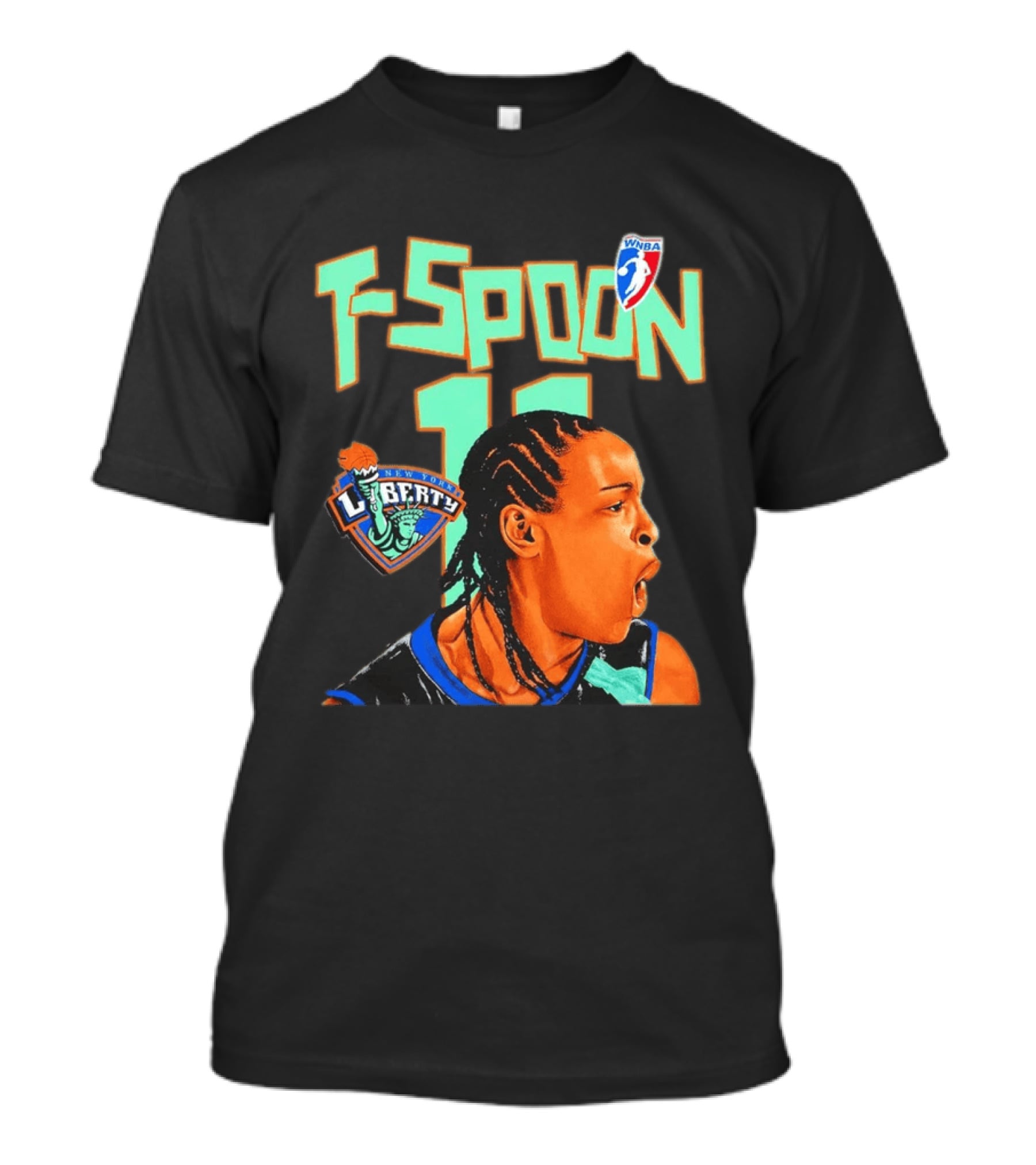 WNBA Spoon Teresa Weatherspoon New York Liberty Basketball 11 T-Shirt