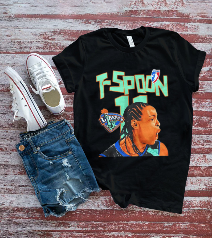 WNBA Spoon Teresa Weatherspoon New York Liberty Basketball 11 T-Shirt