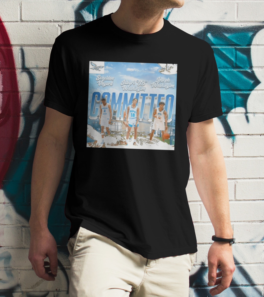 Committed Basketball Sheldon Voyard Jabari JB Washington Joseph Washington Nighthawk NPC T-Shirt