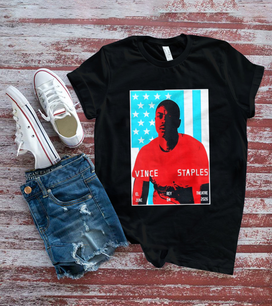 Vince Staples El Rey Theatre Los Angeles June 4 2026 T-Shirt