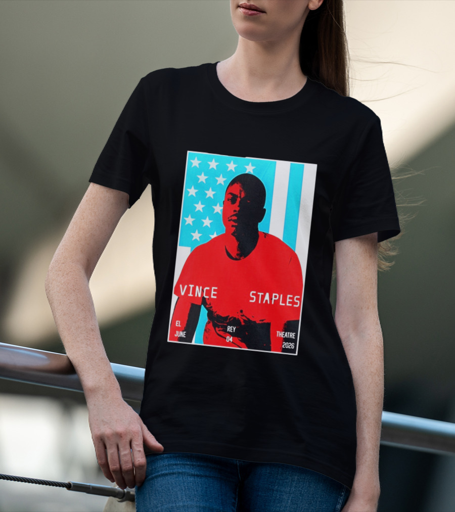Vince Staples El Rey Theatre Los Angeles June 4 2026 T-Shirt
