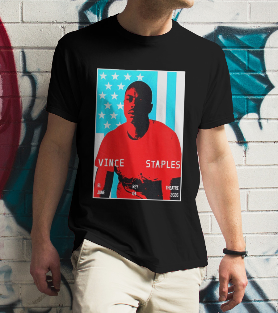 Vince Staples El Rey Theatre Los Angeles June 4 2026 T-Shirt