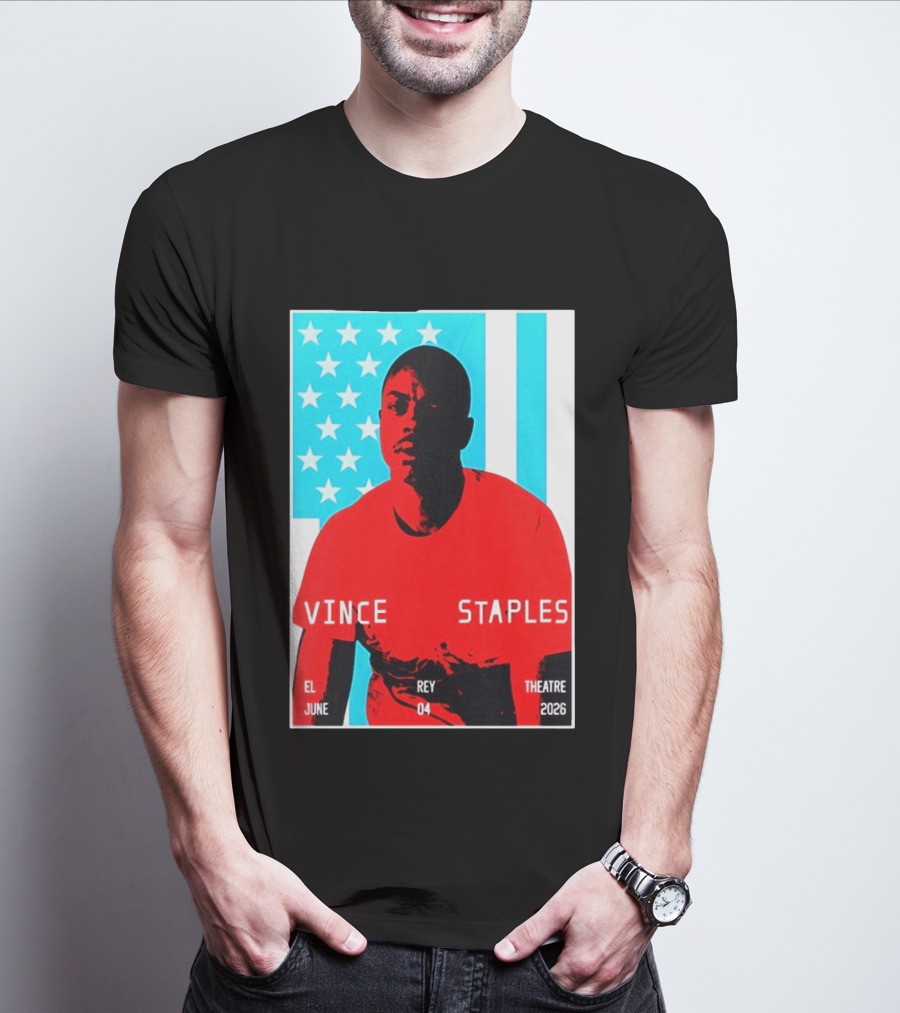 Vince Staples El Rey Theatre Los Angeles June 4 2026 T-Shirt