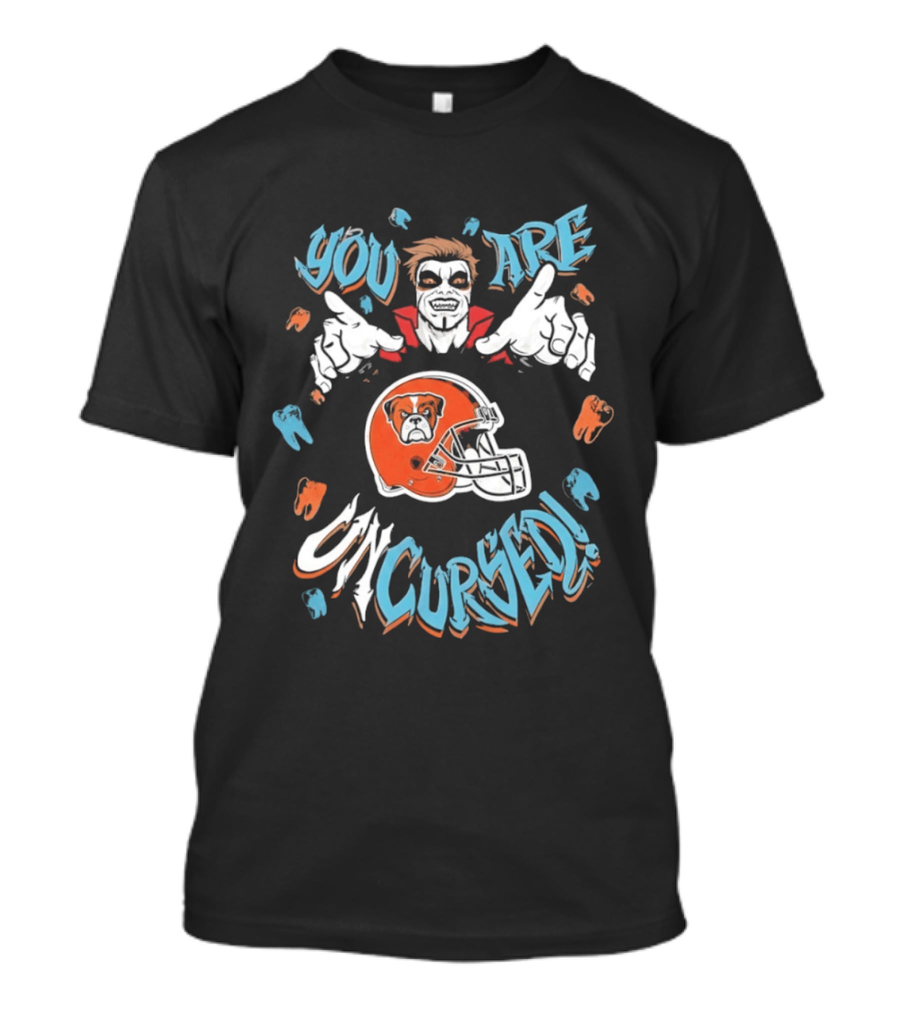 WWE Danhausen You Are Uncursed Cleveland Browns Collaboration T-Shirt