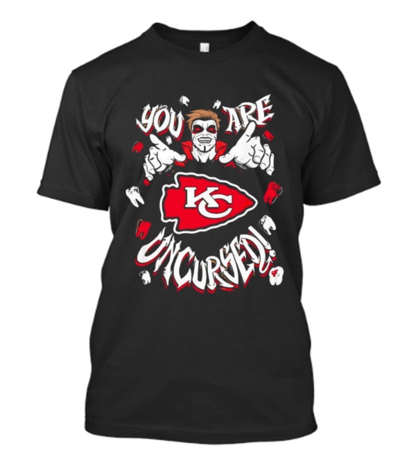 WWE Danhausen You Are Uncursed KC Chiefs Vampire T-Shirt