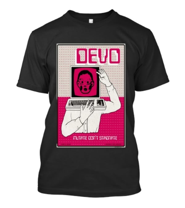 June 03 2026 Devo Concert Akron Civic Theatre Mutate Don't Stagnate T-Shirt