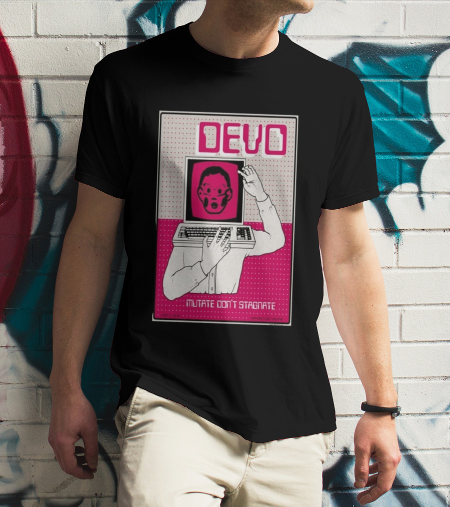 June 03 2026 Devo Concert Akron Civic Theatre Mutate Don't Stagnate T-Shirt
