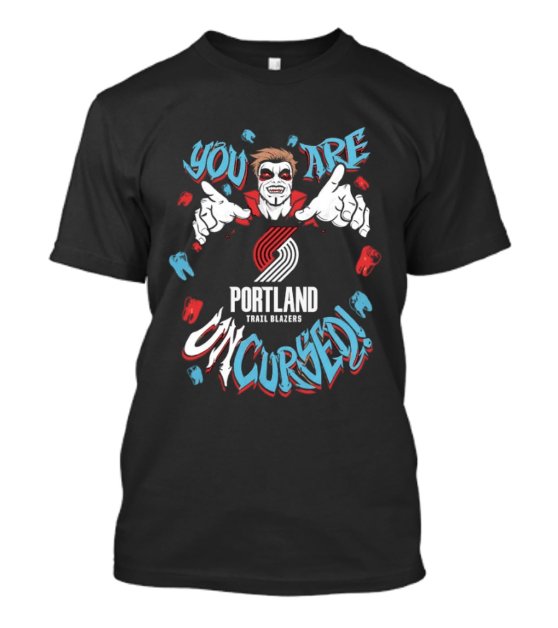 Danhausen You Are Uncursed Portland Trail Blazers WWE Collaboration T-Shirt