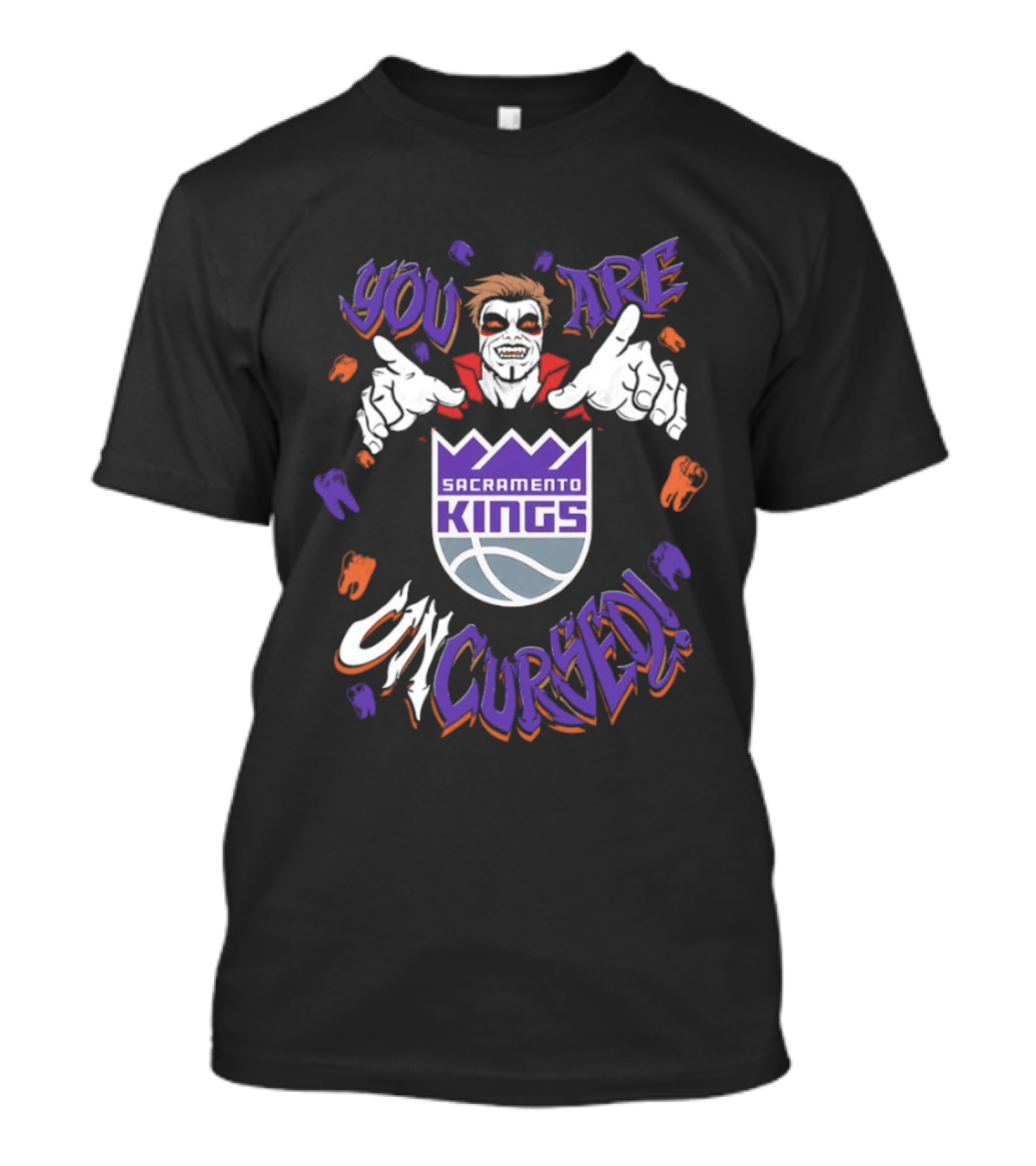 Sacramento Kings Danhausen You Are Uncursed Collaboration With WWE T-Shirt