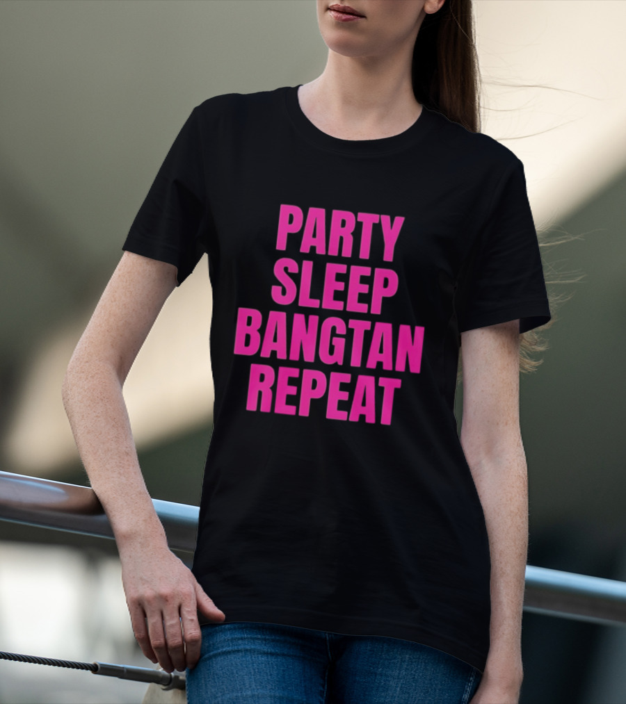 Party Sleep Bangtan Repeat BTS K Pop T-Shirt