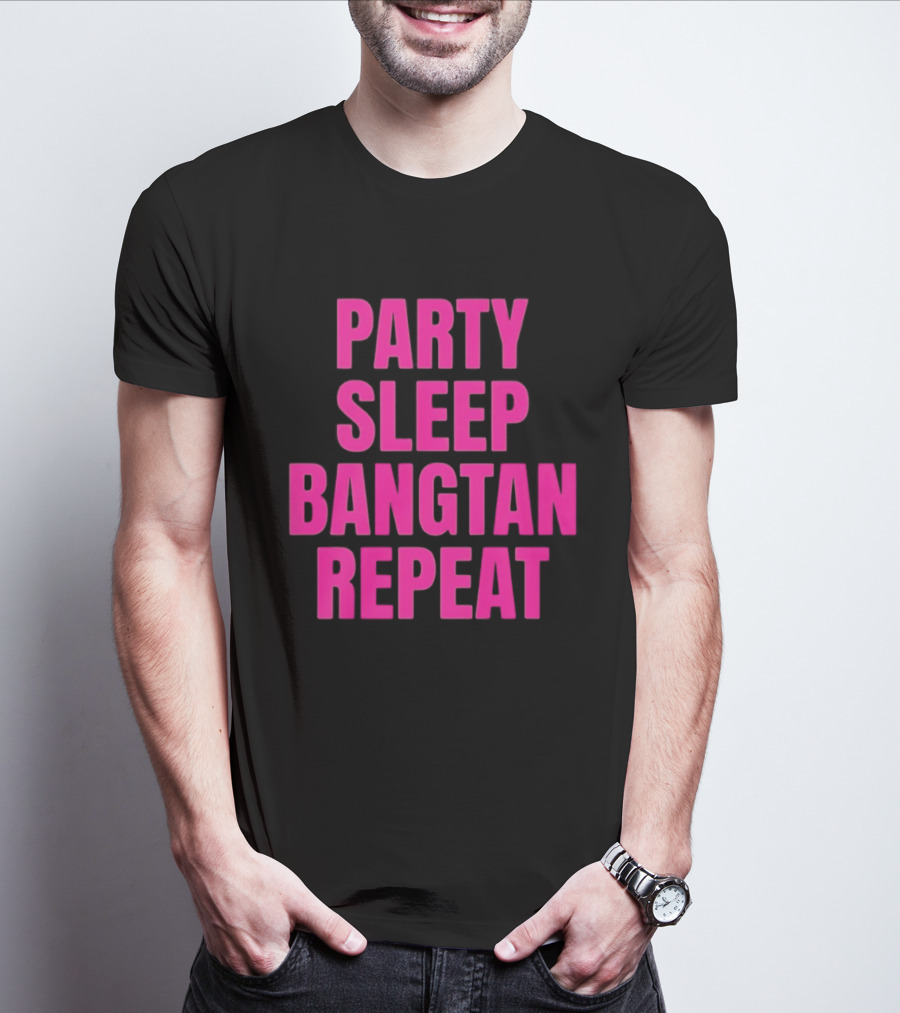Party Sleep Bangtan Repeat BTS K Pop T-Shirt