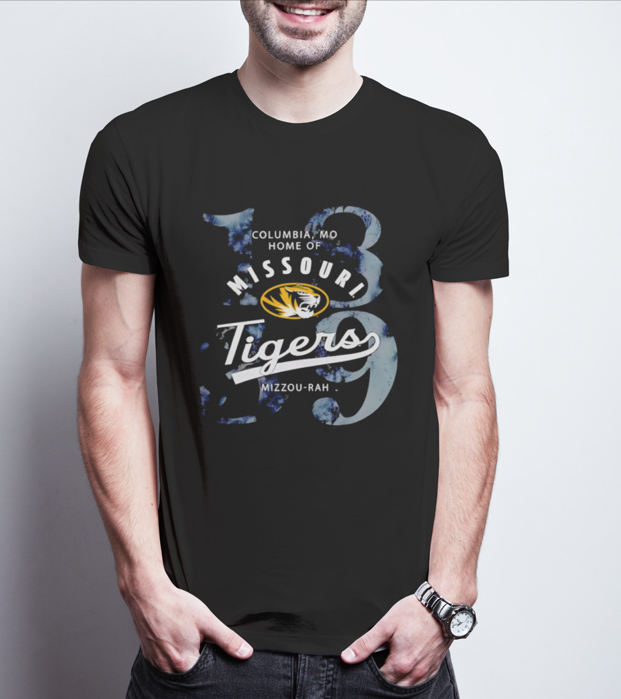 Columbia MO Home Of Missouri Tigers Mizzou Rah 1839 T-Shirt