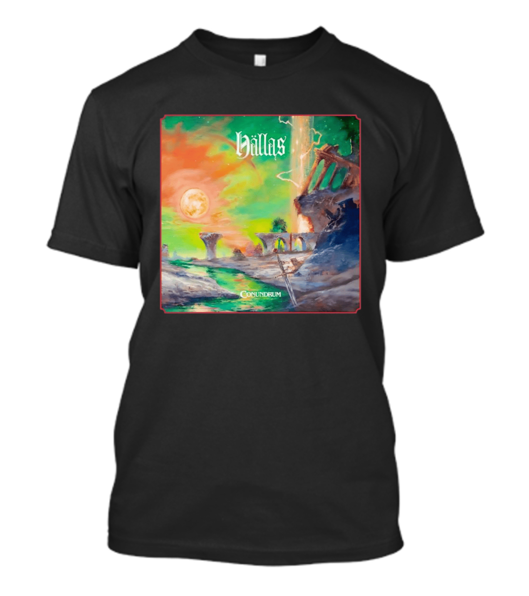 Hällas Conundrum Fantasy Moonscape Adventure T-Shirt