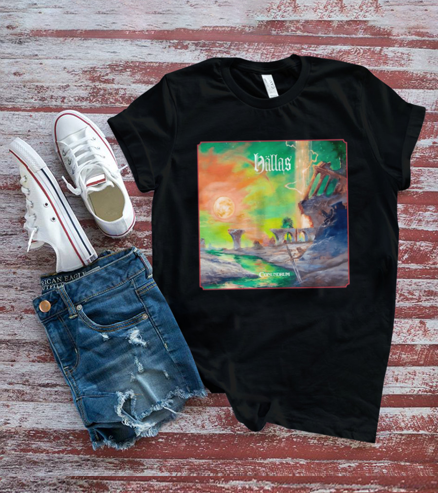 Hällas Conundrum Fantasy Moonscape Adventure T-Shirt