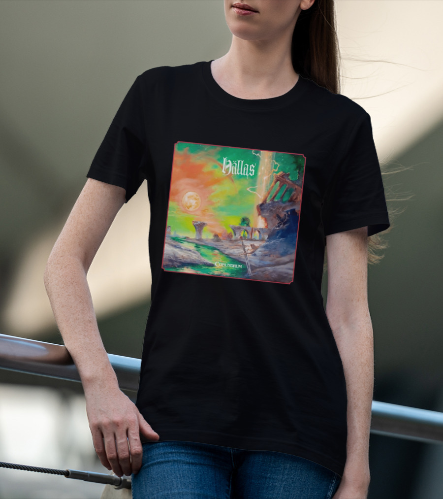 Hällas Conundrum Fantasy Moonscape Adventure T-Shirt