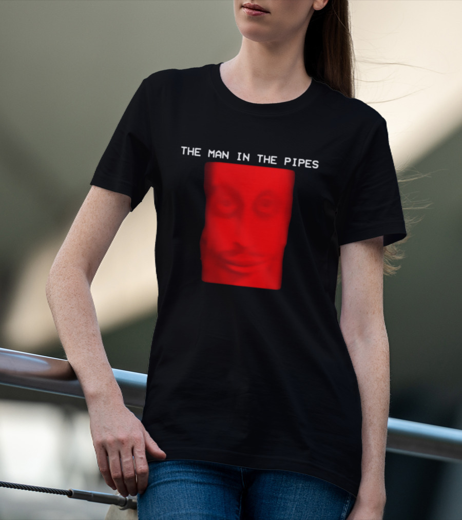 Scary Entity Red Face Man In The Pipes T-Shirt