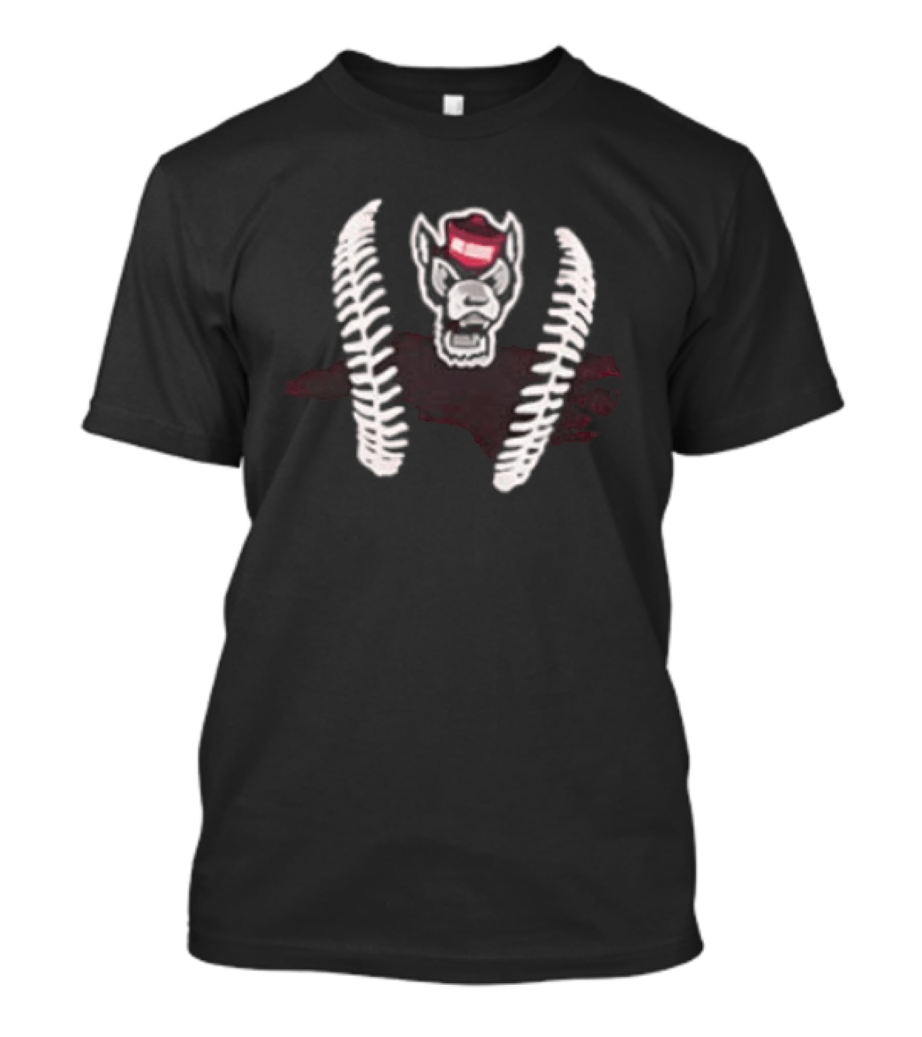 NC State Wolfpack 2026 Baseball Team Two Sided T-Shirt