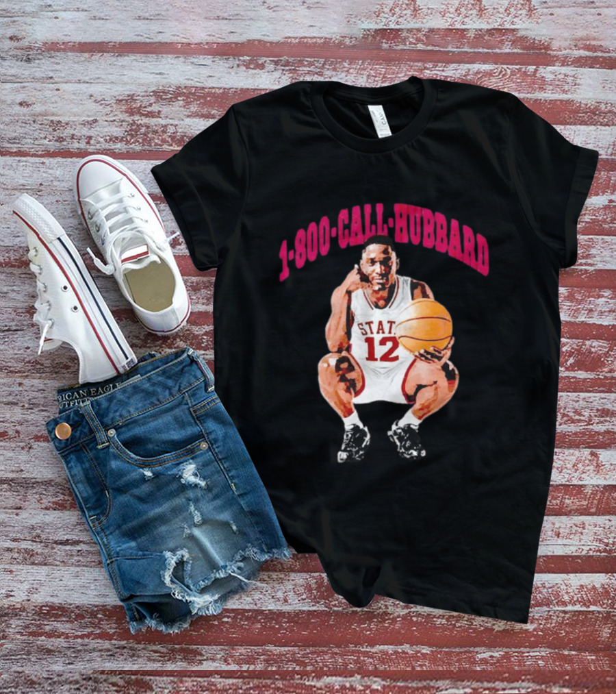 1 800 Call Hubbard State 12 Mississippi Bulldogs T-Shirt