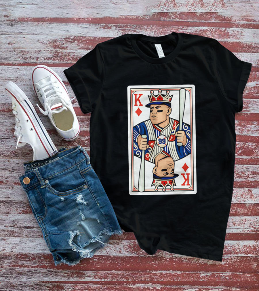 Aaron Judge New York Yankees King Of Diamonds 99 Batting Legend T-Shirt