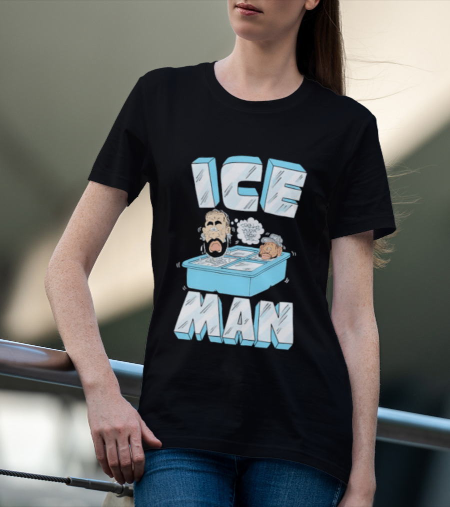 Iceman Fronko Musta Drew Diss Caricature Drake T-Shirt