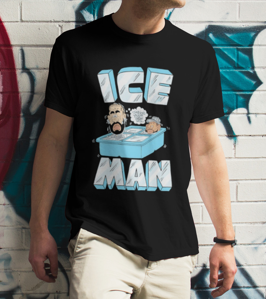 Iceman Fronko Musta Drew Diss Caricature Drake T-Shirt